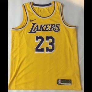 LA Lakers LeBron James Nike Swingman Jersey